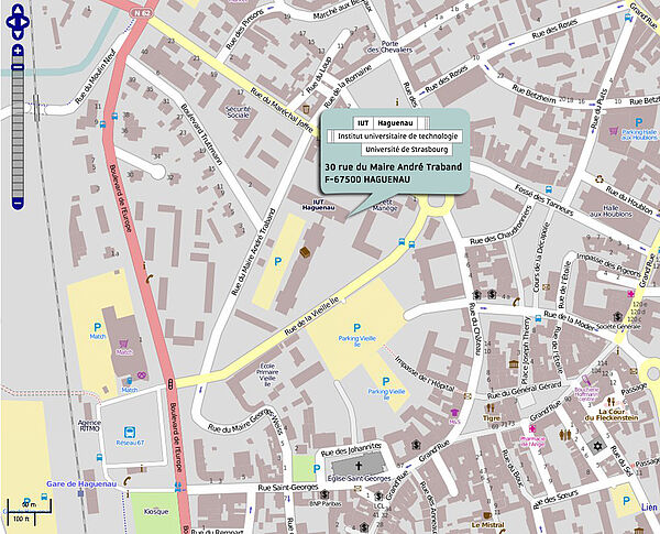 Visualiser l'IUT sur OpenStreetMap